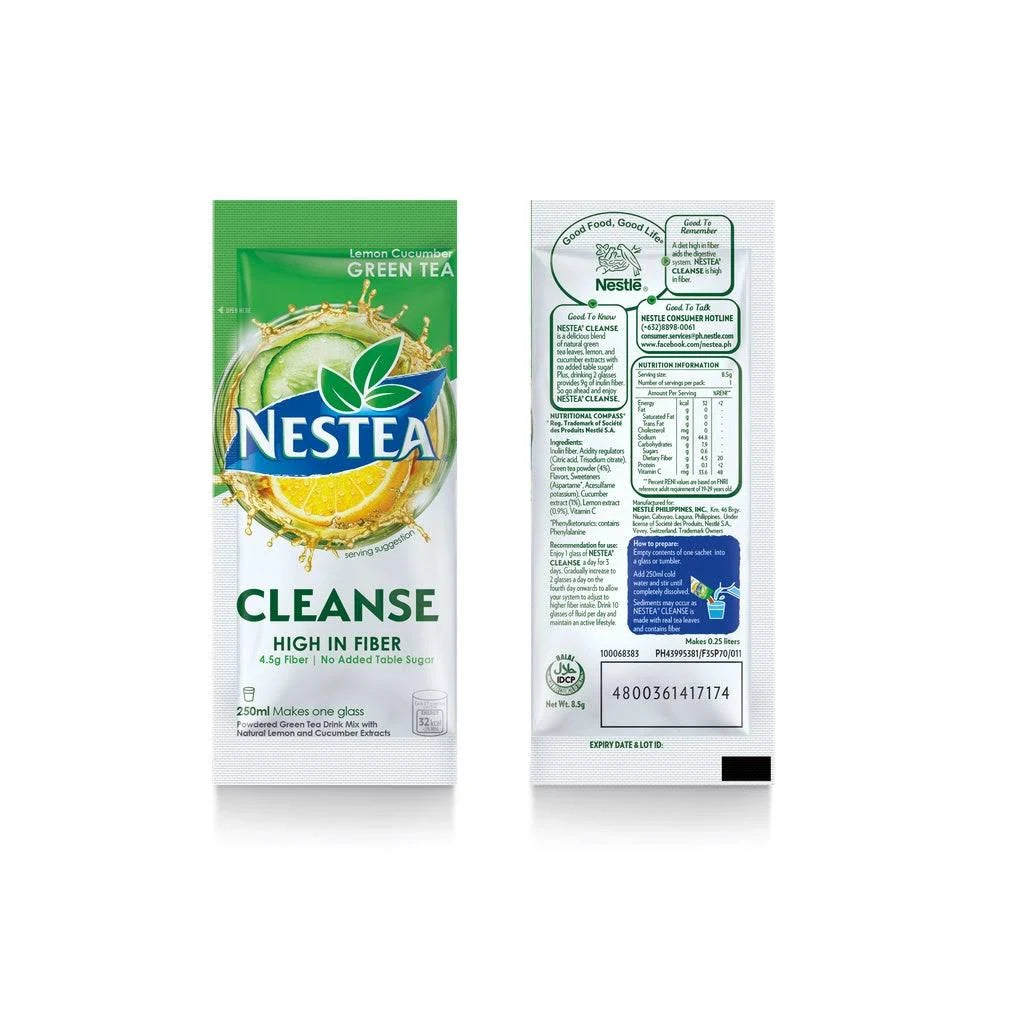 Nestea Cleanse green tea package on a white background